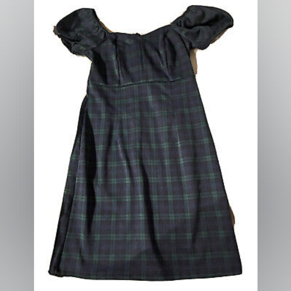 New, SO large blue and green mini dress from Kohls